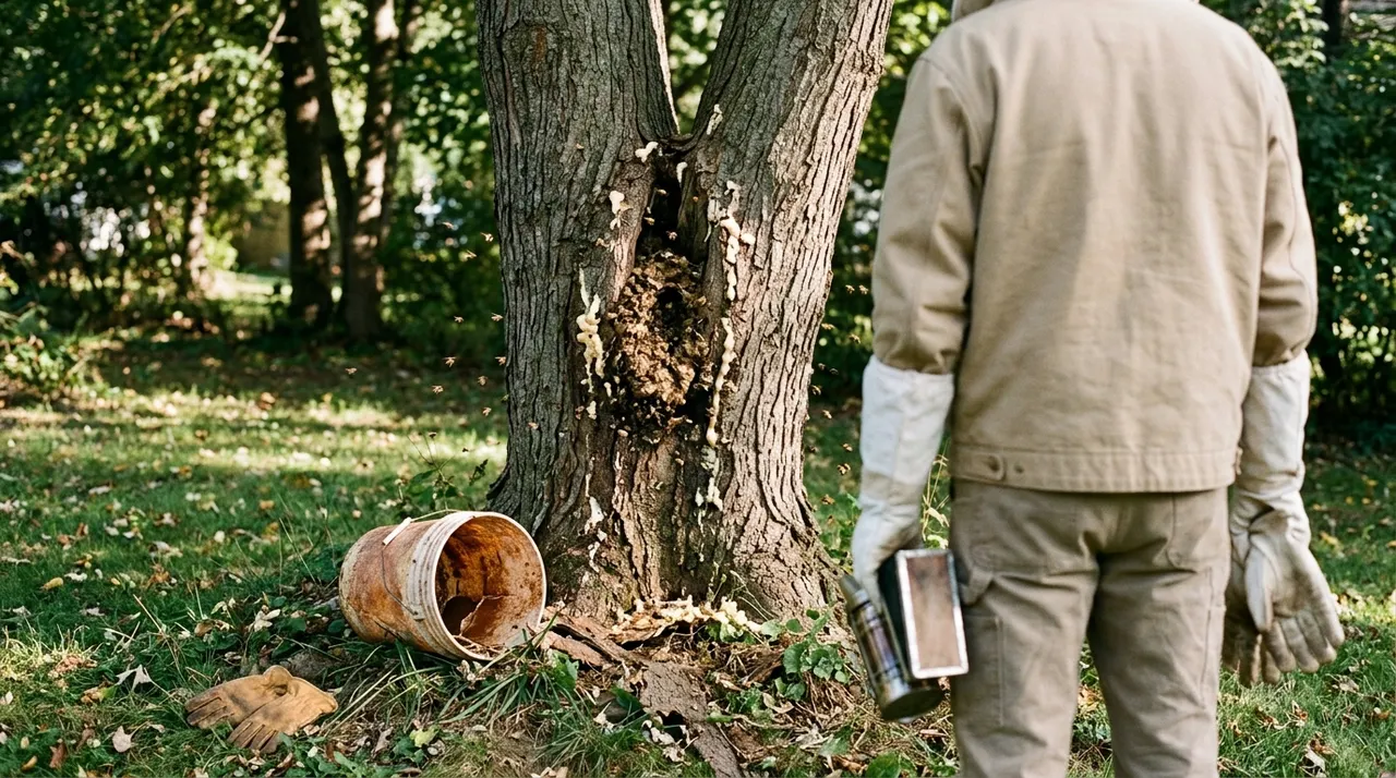 How to Safely Remove an In-Ground Bumblebee Nest — Honeybee Rescue Company
